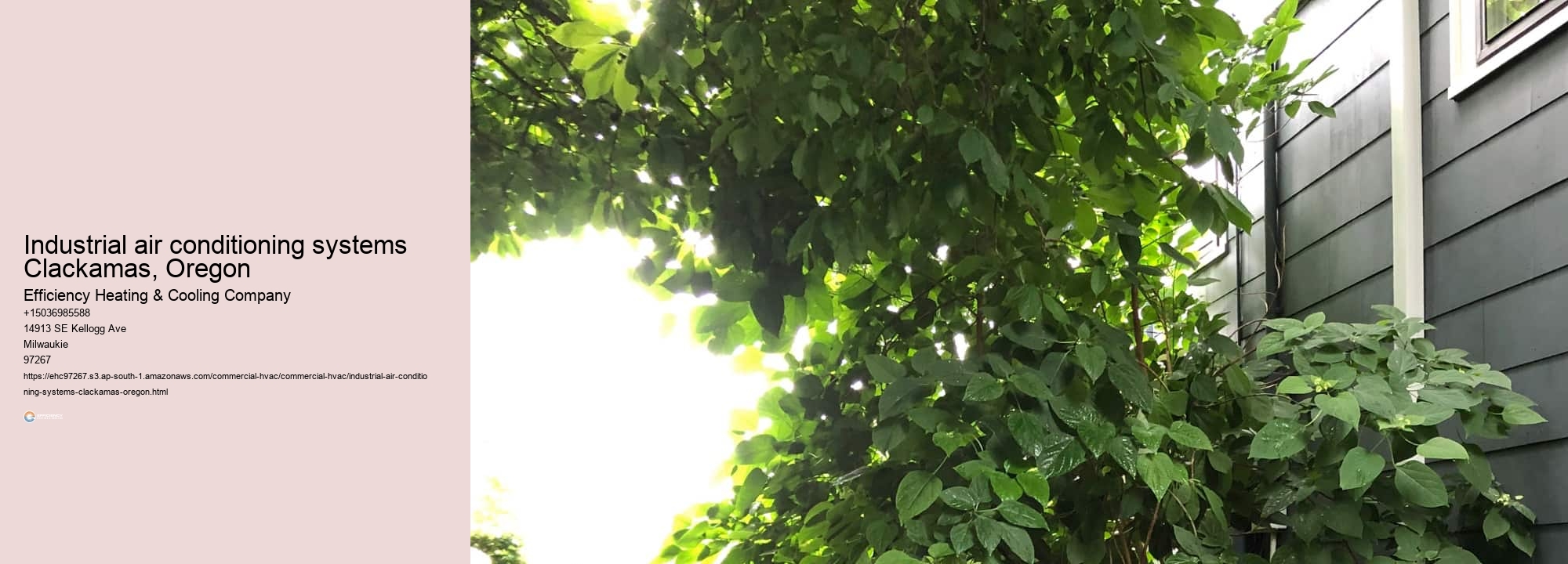 Industrial air conditioning systems Clackamas, Oregon