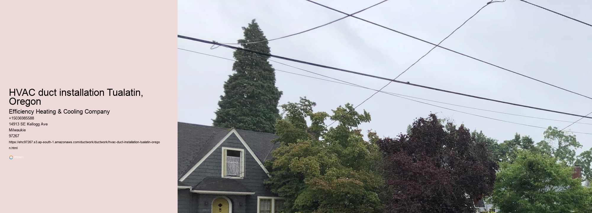 HVAC duct installation Tualatin, Oregon