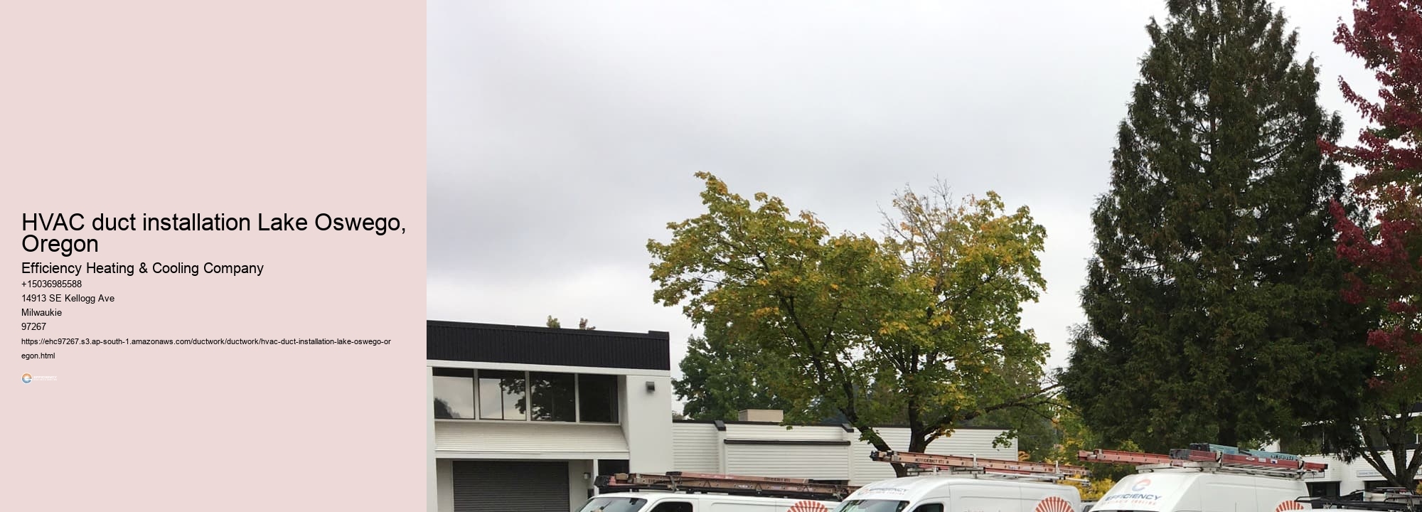 HVAC duct installation Lake Oswego, Oregon