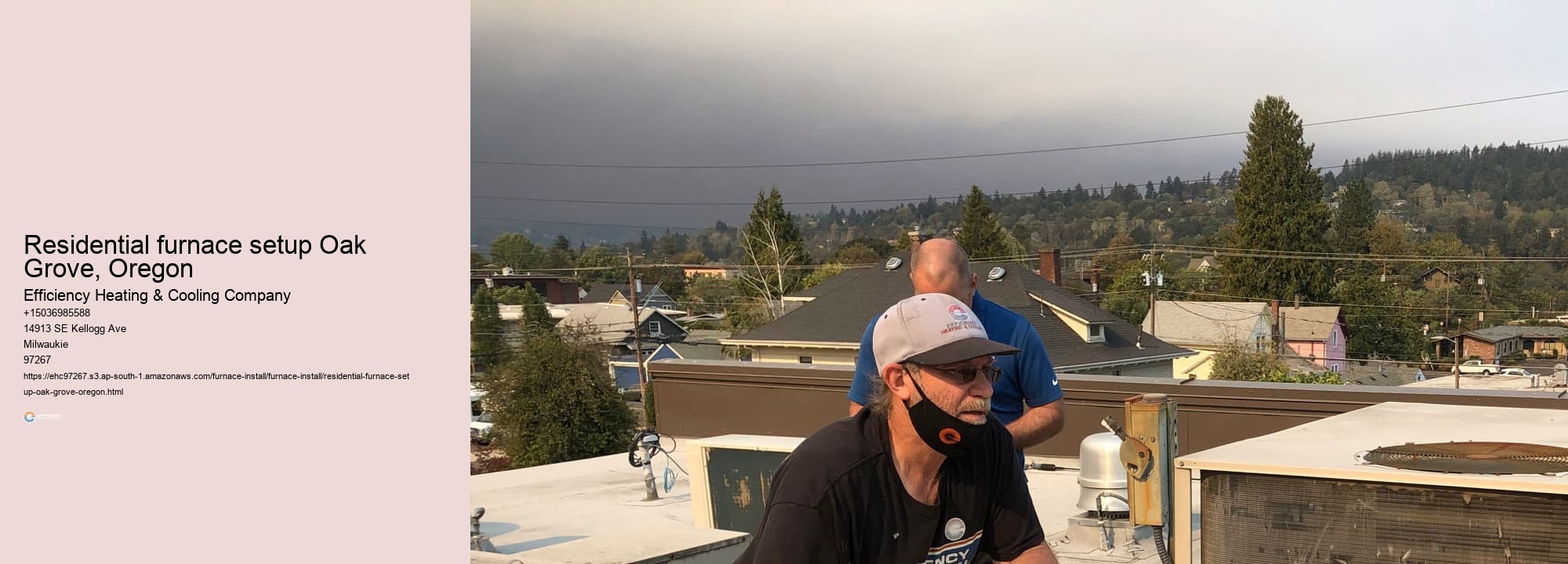 Residential furnace setup Oak Grove, Oregon