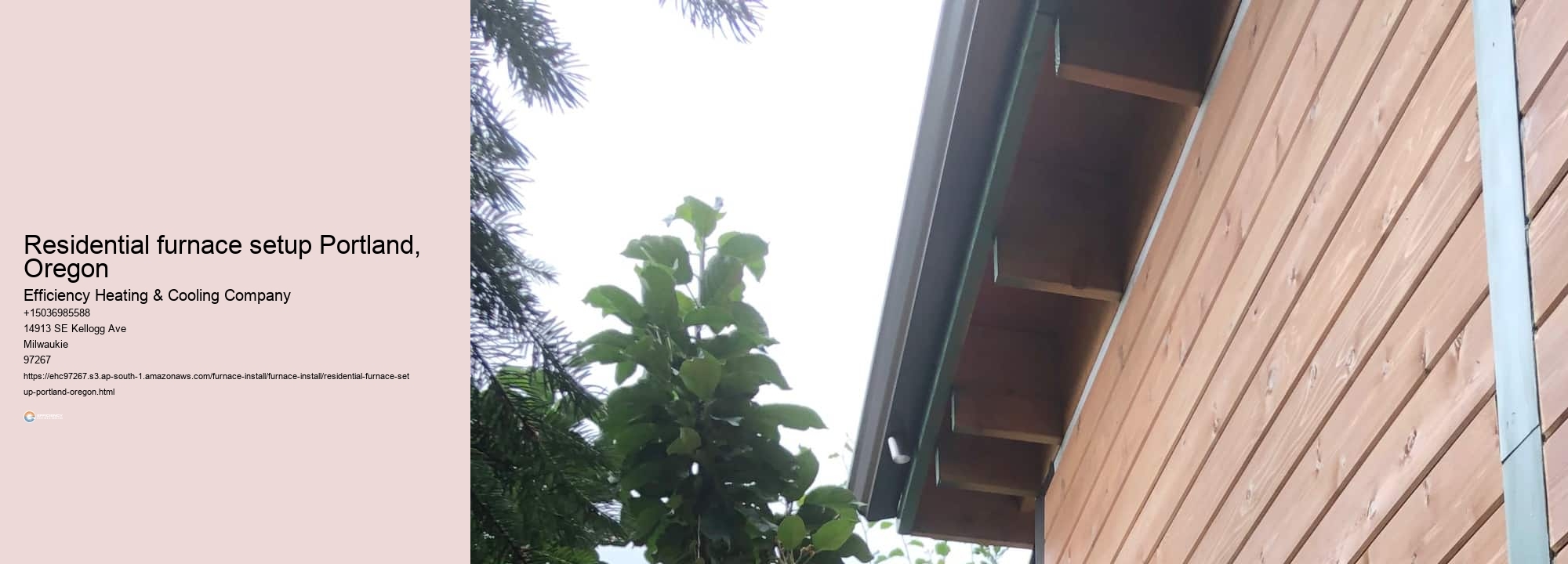 Residential furnace setup Portland, Oregon