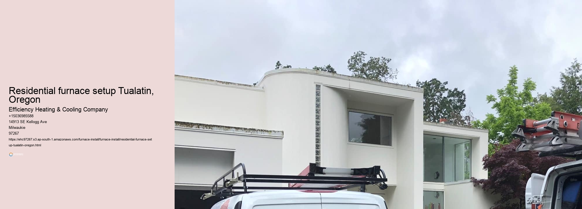 Residential furnace setup Tualatin, Oregon