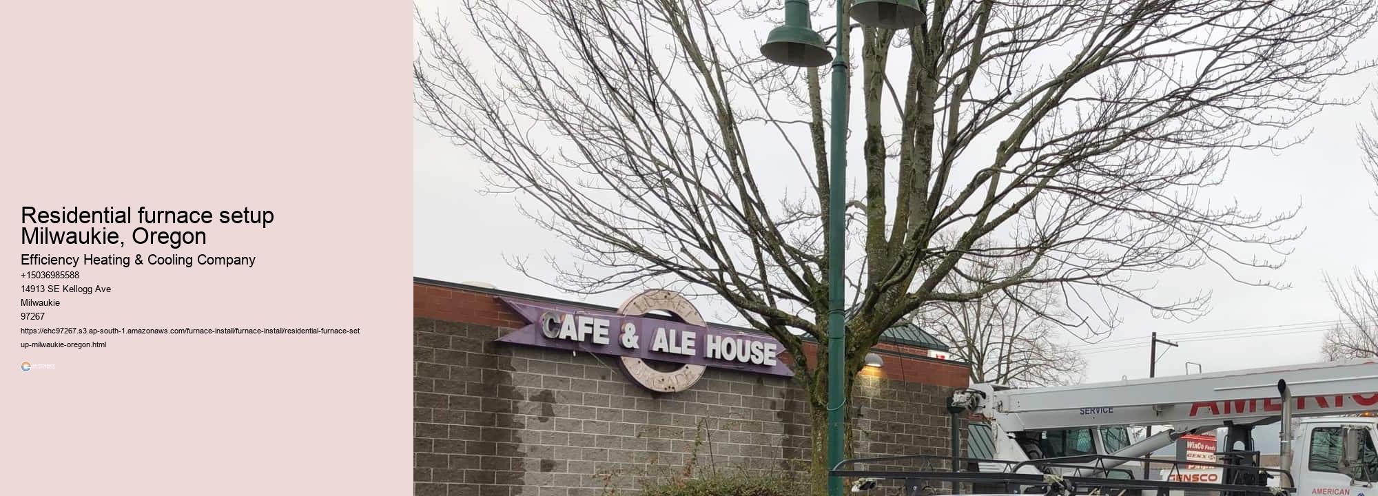 Residential furnace setup Milwaukie, Oregon